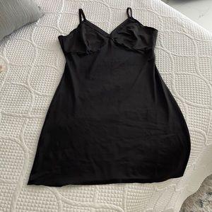 Black Spanx Full Slip Dress